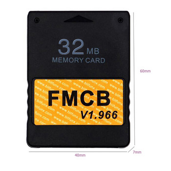 Δωρεάν κάρτα μνήμης McBoot v1.966 για Sony PS2 FMCB Game Saver 8MB/16MB/32MB/64MB