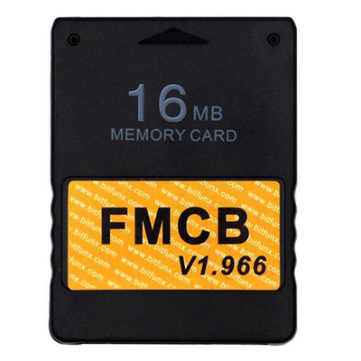 Card de memorie McBoot v1.966 gratuit pentru Sony PS2 FMCB Game Saver 8MB/16MB/32MB/64MB
