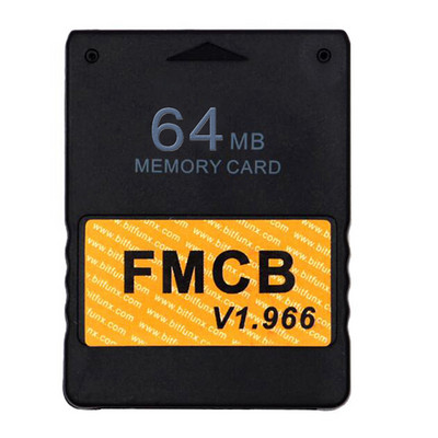 Card de memorie McBoot v1.966 gratuit pentru Sony PS2 FMCB Game Saver 8MB/16MB/32MB/64MB