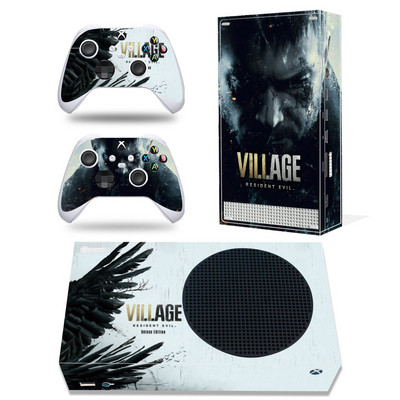 Village 4217 Xbox seria S Skin Sticker Decal Cover Xbox Series Vinyl XSS Skin Consola și 2 controlere