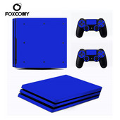 DATA FROG de culoare uni Decal capac de piele pentru consola Playstation 4 Pro Consola PS4 Pro Autocolante de piele Controller LED de protecție