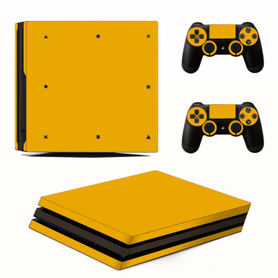DATA FROG de culoare uni Decal capac de piele pentru consola Playstation 4 Pro Consola PS4 Pro Autocolante de piele Controller LED de protecție