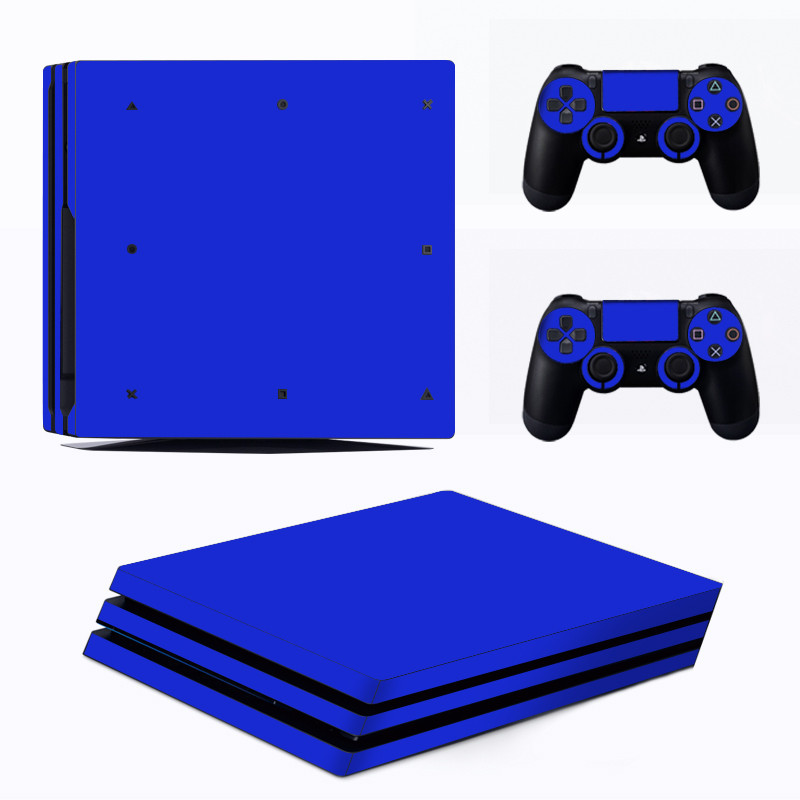 DATA FROG de culoare uni Decal capac de piele pentru consola Playstation 4 Pro Consola PS4 Pro Autocolante de piele Controller LED de protecție