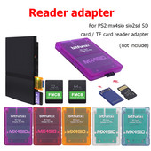 Többfunkciós memóriakártya adapter PS2 MX4SIO SIO2SD hordozható kártyaolvasóhoz PS2 játékkonzolokhoz + 32MB 64MB FMCB kártya