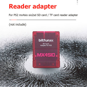 Πολυλειτουργικός προσαρμογέας κάρτας μνήμης για φορητή συσκευή ανάγνωσης καρτών PS2 MX4SIO SIO2SD για κονσόλες παιχνιδιών PS2 + Κάρτα FMCB 32MB 64MB