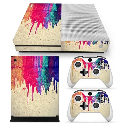 Autocolant pentru consola X box one s și autocolant pentru 2 controlere pentru autocolant de vinil X BOX ONE S pentru autocolant pvc x box one s