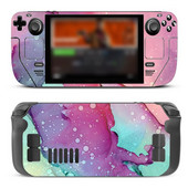 Aesthetic Skin Vinyl for Steam Deck Console Full Set Προστατευτικό κάλυμμα περιτυλίγματος αυτοκόλλητων για αυτοκόλλητα Premium κονσόλας Valve