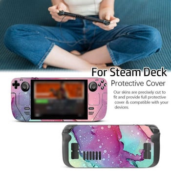 Aesthetic Skin Vinyl for Steam Deck Console Full Set Προστατευτικό κάλυμμα περιτυλίγματος αυτοκόλλητων για αυτοκόλλητα Premium κονσόλας Valve