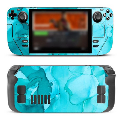 Aesthetic Skin Vinyl for Steam Deck Console Full Set Προστατευτικό κάλυμμα περιτυλίγματος αυτοκόλλητων για αυτοκόλλητα Premium κονσόλας Valve
