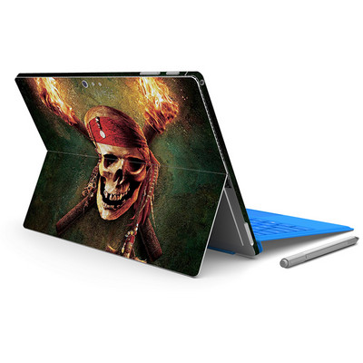 Koponya kialakítása Micro Surface Pro4 bőrön matrica felszíni pro 4-hez Back Full Decal Tablet notebook vinil matrica