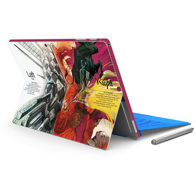 Vrući dizajn za Micro Surface Pro 4 naljepnicu za kožu Stražnja puna naljepnica Tablet prijenosno računalo vinilna naljepnica za naljepnicu za površinu pro4