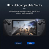 Dugotrajna 2 kom. Izvrsna zaštita zaslona Konzola Kaljeno staklo Prozirna konzola Kaljeno staklo otporno na ogrebotine