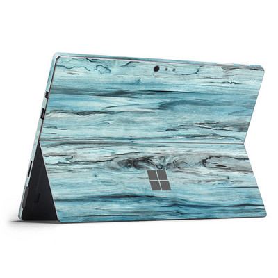 Design din lemn și cer pentru autocolant de piele Micro Surface Pro6 pentru surface pro 6 pro 5 Spate Autocolant de vinil pentru notebook complet pentru tabletă