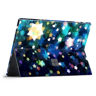 Design din lemn și cer pentru autocolant de piele Micro Surface Pro6 pentru surface pro 6 pro 5 Spate Autocolant de vinil pentru notebook complet pentru tabletă