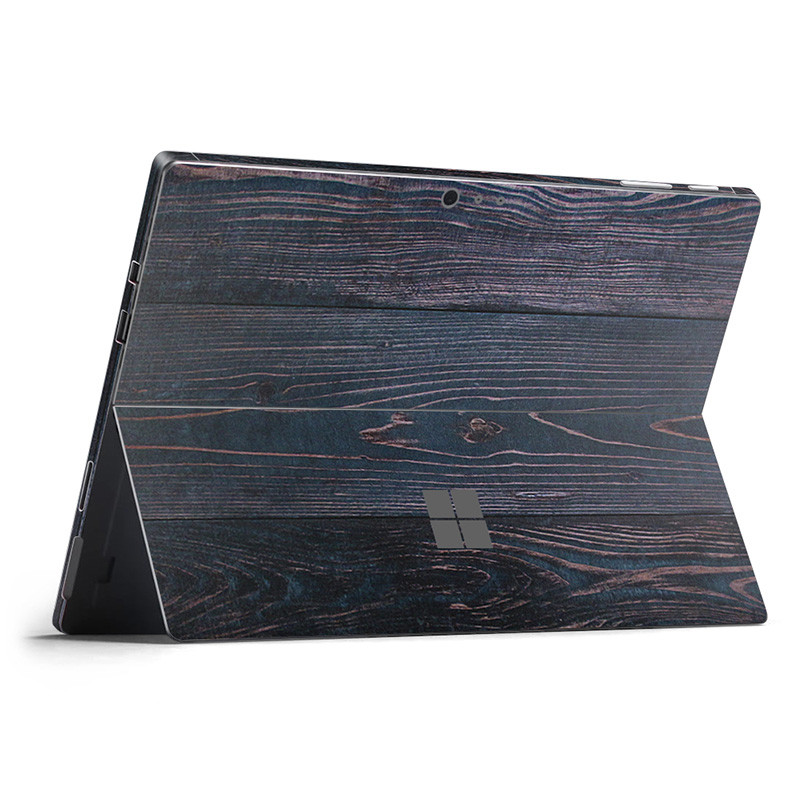 Design din lemn și cer pentru autocolant de piele Micro Surface Pro6 pentru surface pro 6 pro 5 Spate Autocolant de vinil pentru notebook complet pentru tabletă