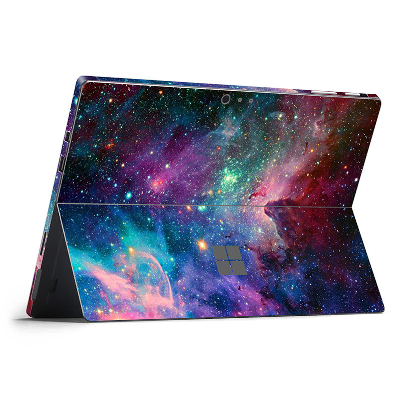 Design din lemn și cer pentru autocolant de piele Micro Surface Pro6 pentru surface pro 6 pro 5 Spate Autocolant de vinil pentru notebook complet pentru tabletă
