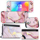 Drop dostava Prilagođena vinilna naljepnica Skin Cover Naljepnica konzole za Switch Oled konzolu Joy Con Grip Controller Dock Stalak