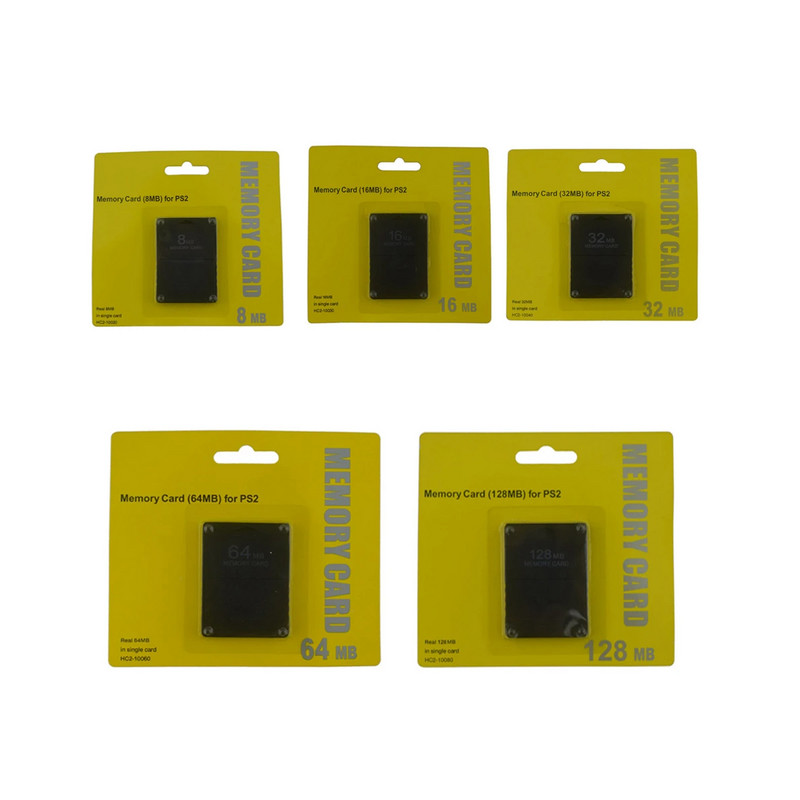 Vysokokvalitná pamäťová karta 8MB 16MB 32MB 64MB 128MB pre PS2, modul na ukladanie herných dát pre PS2