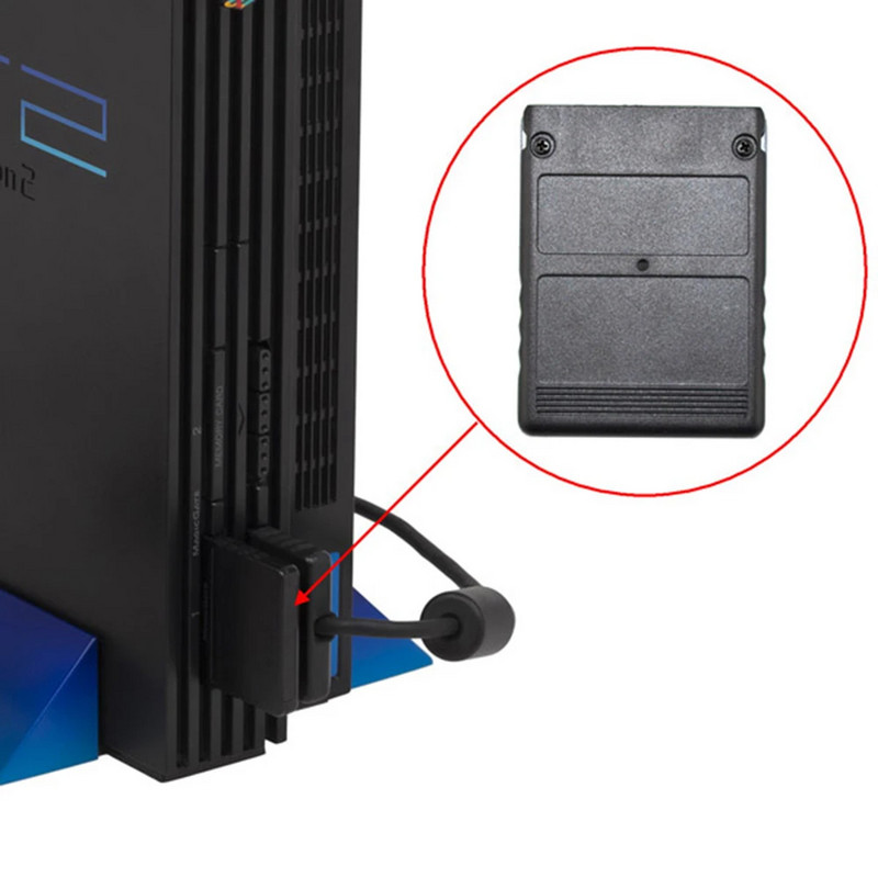 Vysokokvalitná pamäťová karta 8MB 16MB 32MB 64MB 128MB pre PS2, modul na ukladanie herných dát pre PS2