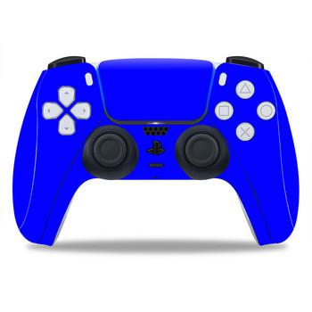 Чист цветен дизайн за PS5 Controller Skin Sticker За PS5 Gamepad Joystick кожи за PS5 Controller Controller pvc стикер