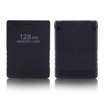 Черен 128MB 64MB 32MB 16MB 8MB Memory Card Game Save Data Module ForSonyPS2 PS ForPlaystation 2 Extended Card Game Accessory