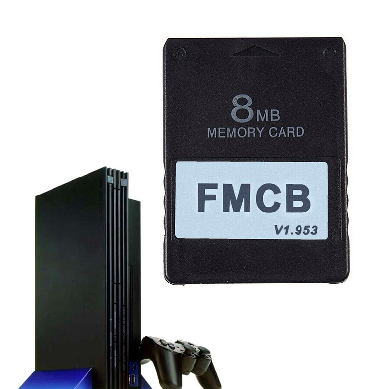 FMCB v1.953 kartes atmiņas karte PS2 2 bezmaksas McBoot karte 8MB 16MB 32MB 64MB OPL MC sāknēšanas programmas karte
