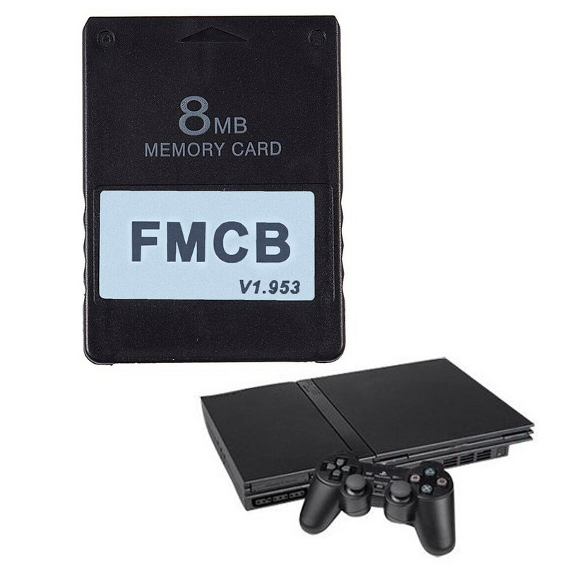 FMCB v1.953 kartes atmiņas karte PS2 2 bezmaksas McBoot karte 8MB 16MB 32MB 64MB OPL MC sāknēšanas programmas karte