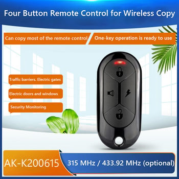 Universal Wireless Smart Copy Remote Controller Samrt Home Electric Garage Door Gate Remote Clone Key Cloner