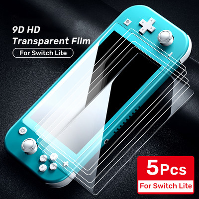 5PCS Kaljeno staklo 0,3 mm 9H HD Zaštita zaslona za Nintendo Switch Oled Zaštita zaslona za Nintendo Switch Lite Accessorie