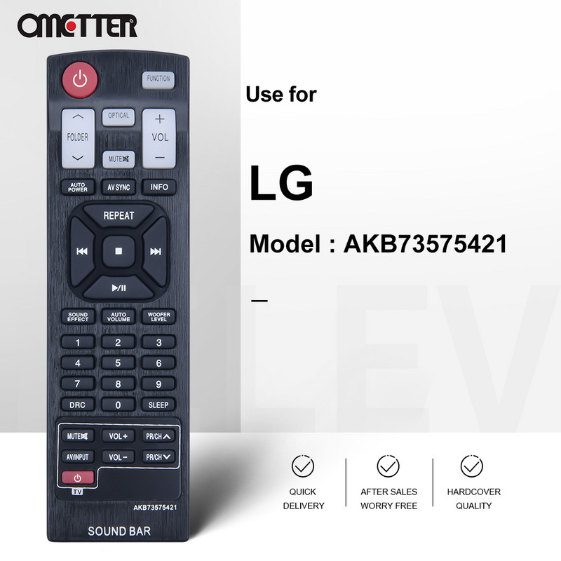 LG Soundbari kaugjuhtimispuldi jaoks AKB73575421 AKB73575401 NB4530B