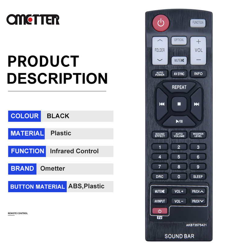 LG Soundbari kaugjuhtimispuldi jaoks AKB73575421 AKB73575401 NB4530B