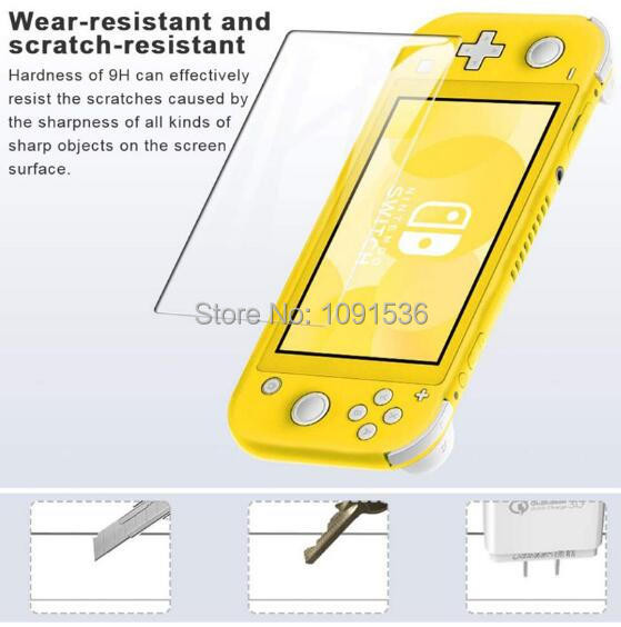 Călită pentru Nintend Switch Lite NX Glass Ultra Clear Full HD Film de protecție pentru suprafață Protector pentru consolă Piele de protecție