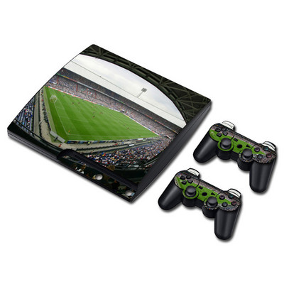 Protector autocolant din vinil pentru PS3 Slim și Wrap pentru 2 controlere