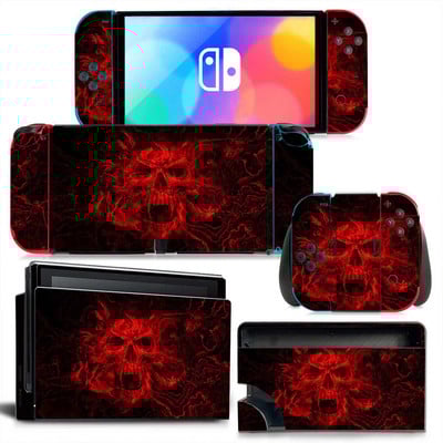 GAMEGENIXX Switch Oled Skin Skull Design Védő vinil matricaborító Nintendo Switch Oled konzolhoz