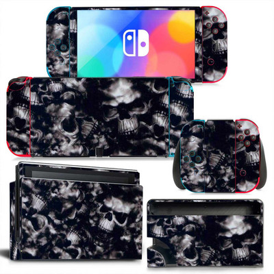 GAMEGENIXX Switch Oled Skin Skull Design Védő vinil matricaborító Nintendo Switch Oled konzolhoz