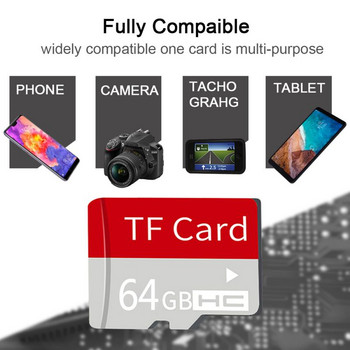 8GB 16GB 32GB Micro TF карти с адаптер До 100MB/s Високоскоростна карта с памет за смартфон/Bluetooth високоговорител/таблет/компютър/камера