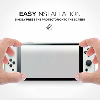 Αποσπώμενη διαφανής λαβή Shell Host Protective Shell Screen Protector Film Κατάλληλο για Nintendo Switch OLED Handle Host