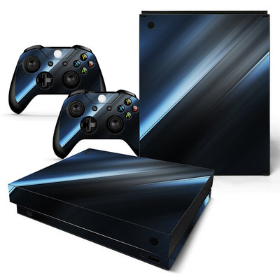 GAMEGENIXX Skin Sticker Lattice Design Védőmatrica levehető fedél Xbox One X konzolhoz és 2 kontrollerhez