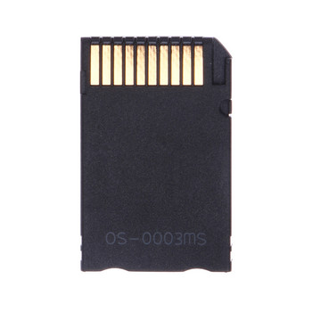 TF към MS карта Mini Memory Stick Четец на карти Резервни части Адаптер за Mini Memory Stick карта Аксесоари за Pro Duo