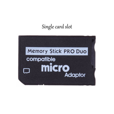 YuXi Adaptor single dual card de memorie Micro SD card la Memory Stick MS Pro Duo pentru Adaptor slot card PSP