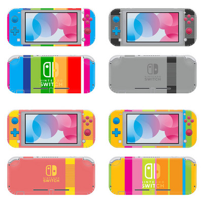 Jauns krāsains dizains priekš N intendo Switch Lite Protector ādas uzlīme switch lite pvc vinila ādas uzlīmei