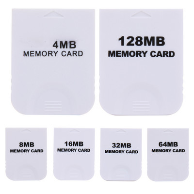 4/16/32/128MB Flash Memory Chip Κάρτες αποθήκευσης μνήμης υψηλής ταχύτητας Πρακτικές για Nintendo Wii Gamecube GC NGC Game Accessories