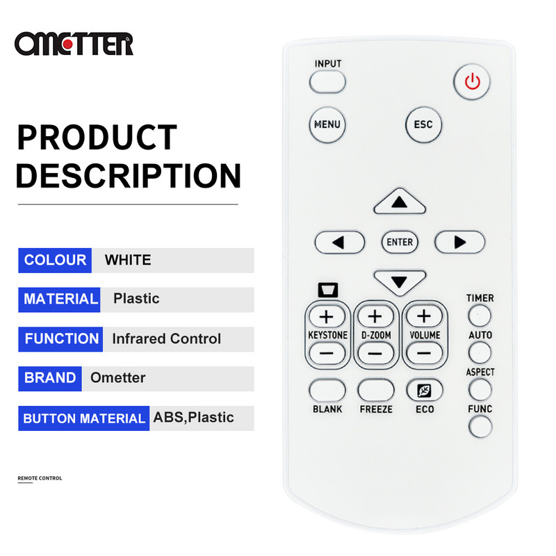 Nou-nouț YT-150 pentru telecomandă pentru proiector Casio YT-140 YT-151 XJ-V1 XJ-V2