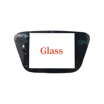 Защитен панел на капака на обектива за Sega Game Gear за GG Материал от пластмаса и стъкло Защитен капак на екрана Бял Черен