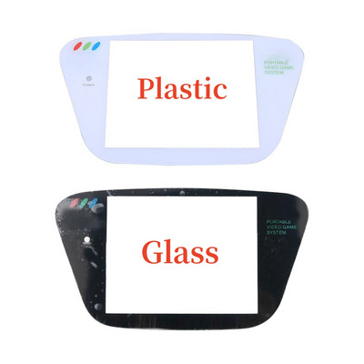 Защитен панел на капака на обектива за Sega Game Gear за GG Материал от пластмаса и стъкло Защитен капак на екрана Бял Черен