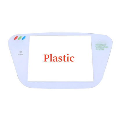 Apsauginis objektyvo dangtelis, skirtas Sega Game Gear, skirtas GG plastiko ir stiklo medžiagai Apsauginis ekrano dangtelis baltas juodas