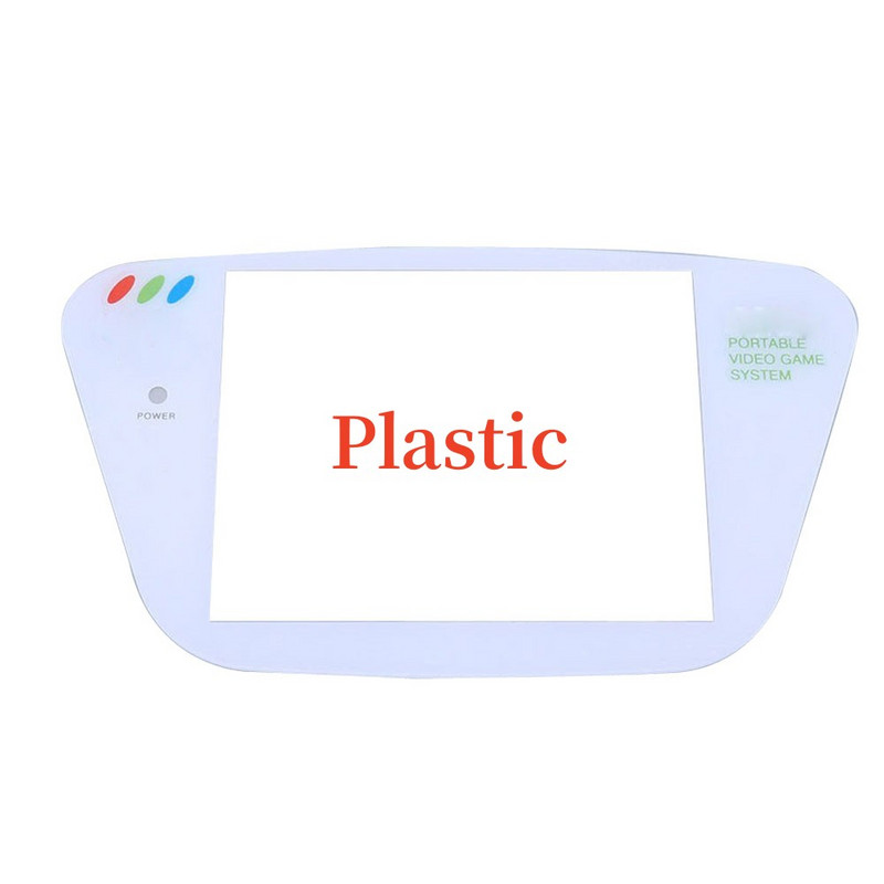 Apsauginis objektyvo dangtelis, skirtas Sega Game Gear, skirtas GG plastiko ir stiklo medžiagai Apsauginis ekrano dangtelis baltas juodas