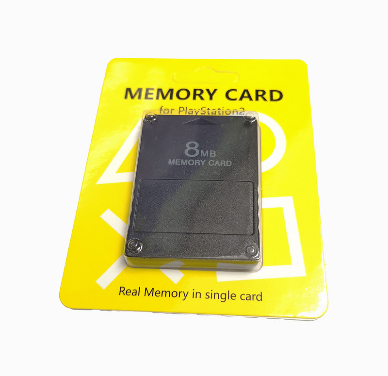 Augstas kvalitātes 8MB 16MB 32MB 64MB 128MB 256MB atmiņas karte PS2 ar mazumtirdzniecības kasti