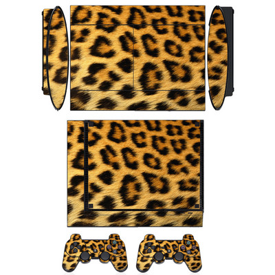 Zaštitna vinilna naljepnica sa životinjskim uzorkom za Sony PS3 Super Slim i naljepnice s maskama za 2 kontrolera