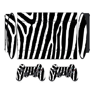 Zaštitna vinilna naljepnica sa životinjskim uzorkom za Sony PS3 Super Slim i naljepnice s maskama za 2 kontrolera